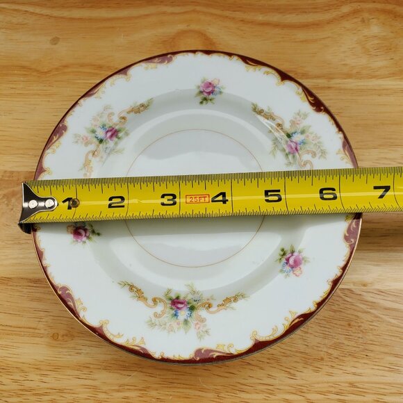 Harmony House Wembley Fine China Bread Plates Floral Design 6" Set Of 4 Japan - Picture 5 of 6